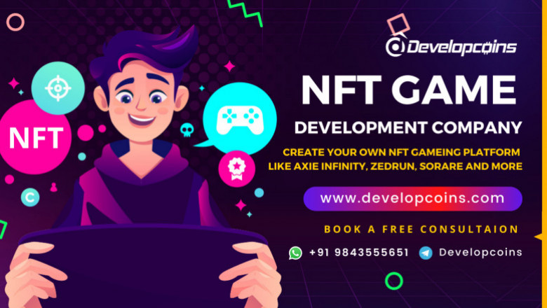 NFT Gaming Platform Development Company | NFT Game Clone Script | Developcoins