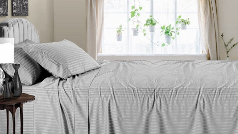 Light Grey Sheets made of 600 Thread Count
