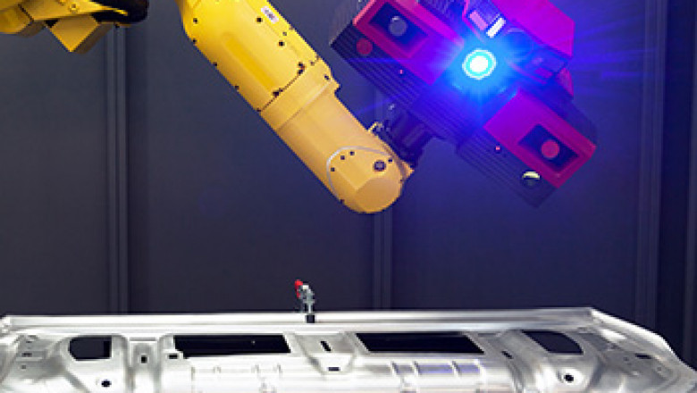 Quality control of sheet metal components using 3d inspection solution