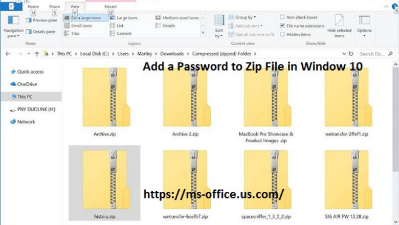 How You Can Add a Password To Zip File in Window 10?