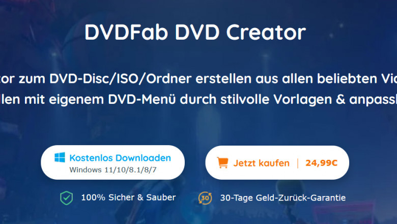 DVDFab DVD Creator——Ein DVD Creator zum DVD-Disc/ISO/Ordner erstellen aus allen beliebten Videoformaten Eine DVD erstellen mit eigenem DVD-Menü durch stilvolle Vorlagen & anpassbare Optionen