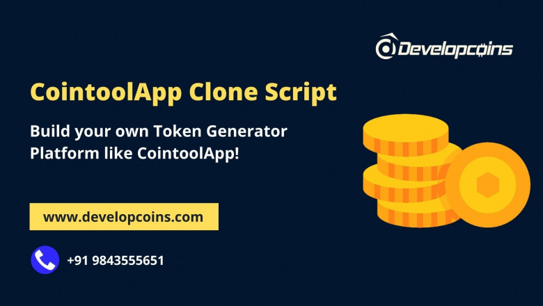 Cointool App Clone Script|Token Generator Platform