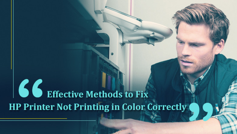 How to Resolve HP Printer Not Printing Color Issue?