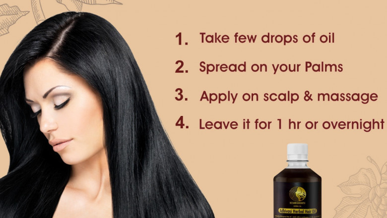 Hair regrowth oil, herbal hair oil