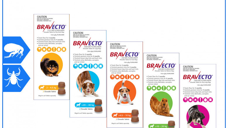 BRAVECTO 2 Chews for Dogs 3 Months protection from Flea and Tick