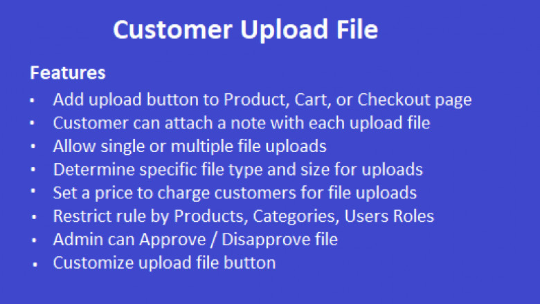 With the WooCommerce upload files plugin