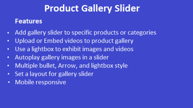 WooCommerce gallery slider