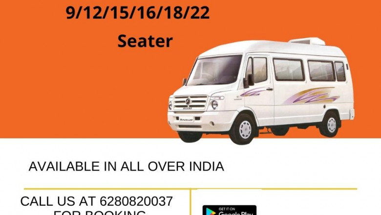 Luxury Tempo traveller on rent in Lucknow -Chiku Cab