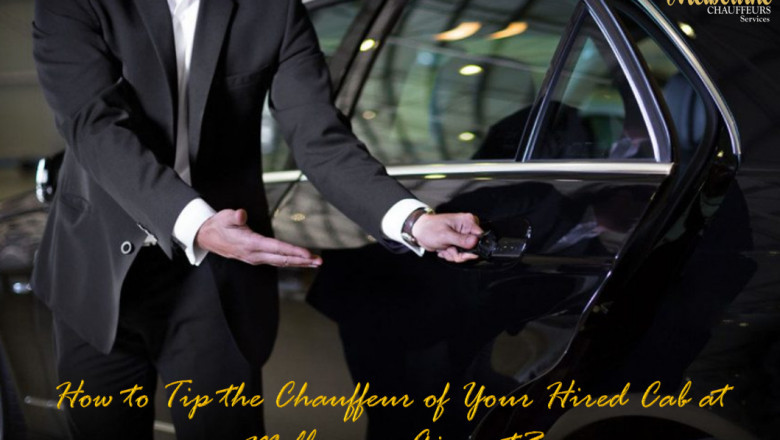How to Tip the Chauffeur of Your Hired Cab at Melbourne Airport?