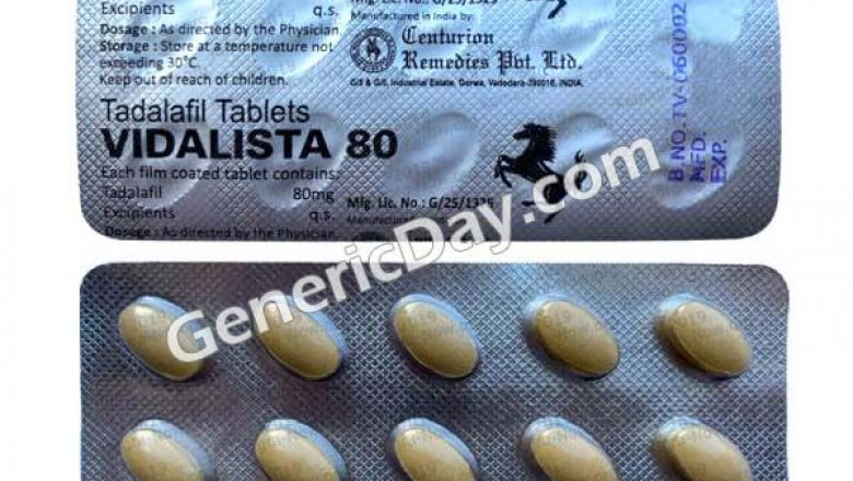 Vidalista 80 mg medicine contains tadalafil