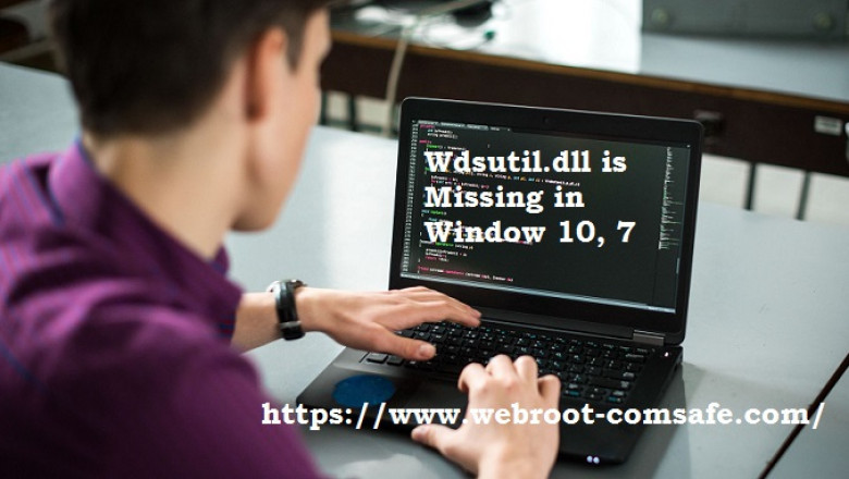 If Wdsutil.dll is Missing in Window 10, 7! How to Fix It with Webroot?