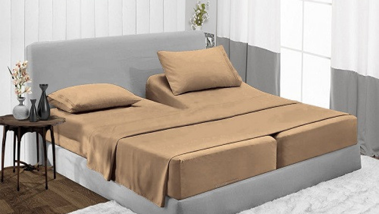 600 or 1000 Thread Count Split Top King Sheets