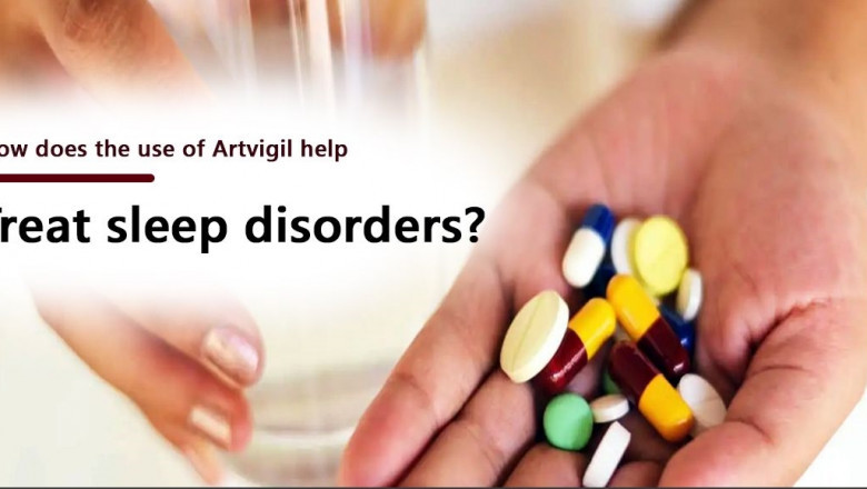 How does the use of Artvigil help treat sleep disorder?