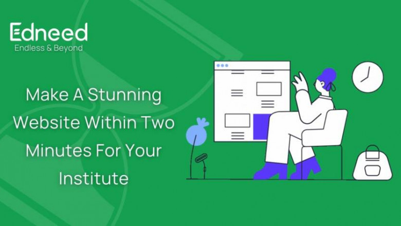 Make a Stunning Website Within 2 Minutes for your Institute | Edneed