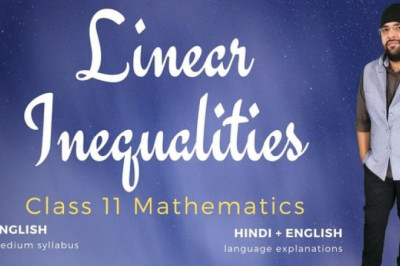 Linear Inequalities Class 11 Maths Chapter 6