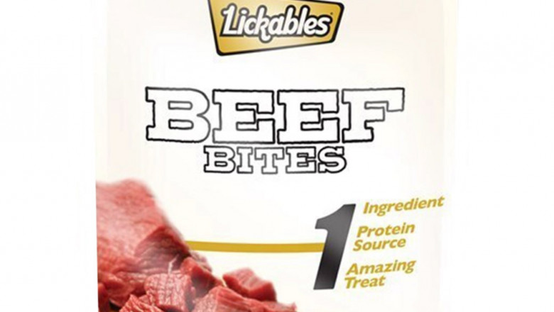 Lickables 1 Beef Bites Dog Treats 100 Gms | DiscountPetCare
