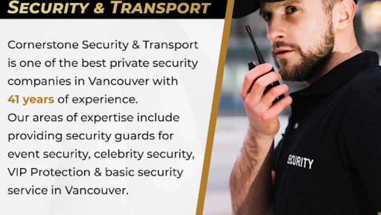 Hire Cornerstone Security Services to protect your event in Vancouver