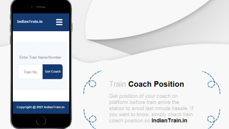 Check Train Coach Position to Board the Train Easily
