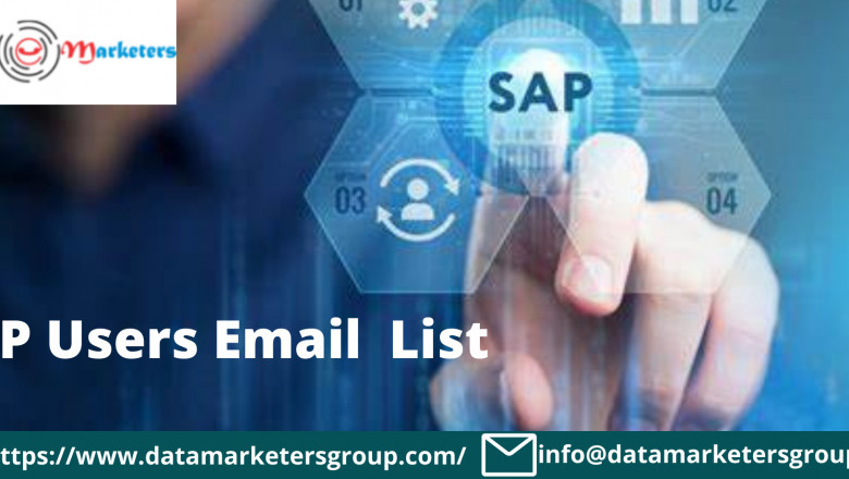 Buy Our Well segmented SAP Users Email List To Boost Your Business