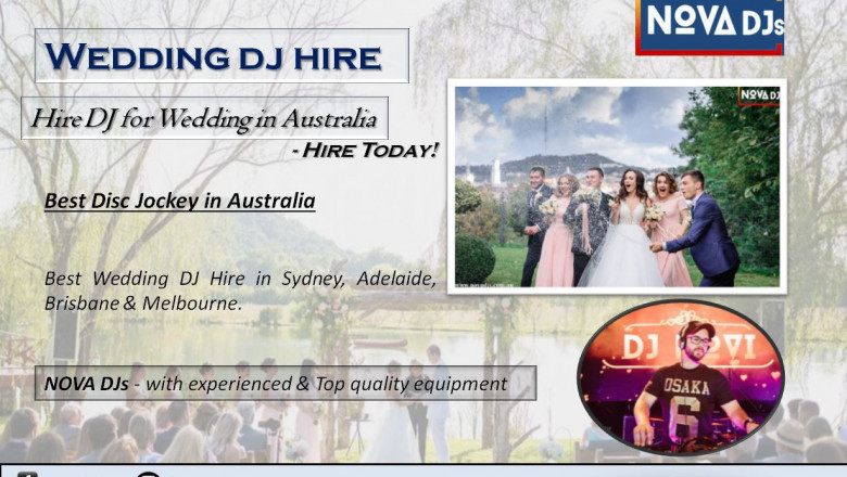Wedding DJ Hire - NOVA DJs | #1 Adelaide & Sydney DJ for Hire