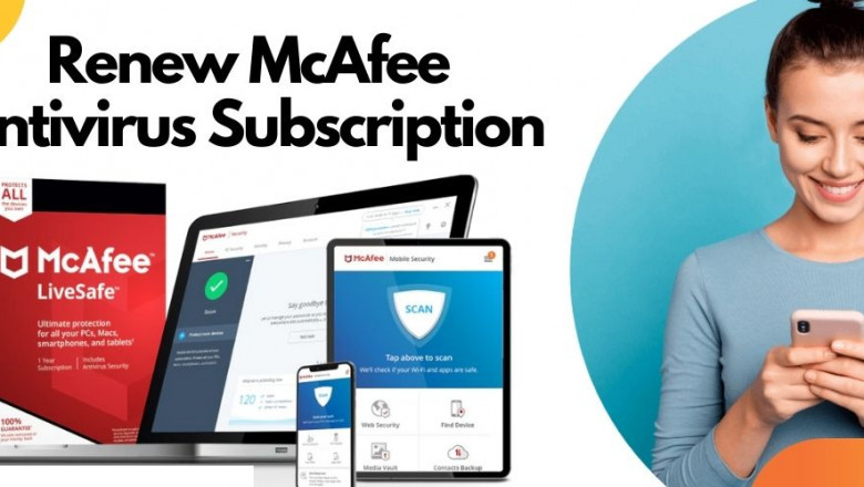 How Can You Renew Your McAfee Antivirus Subscription