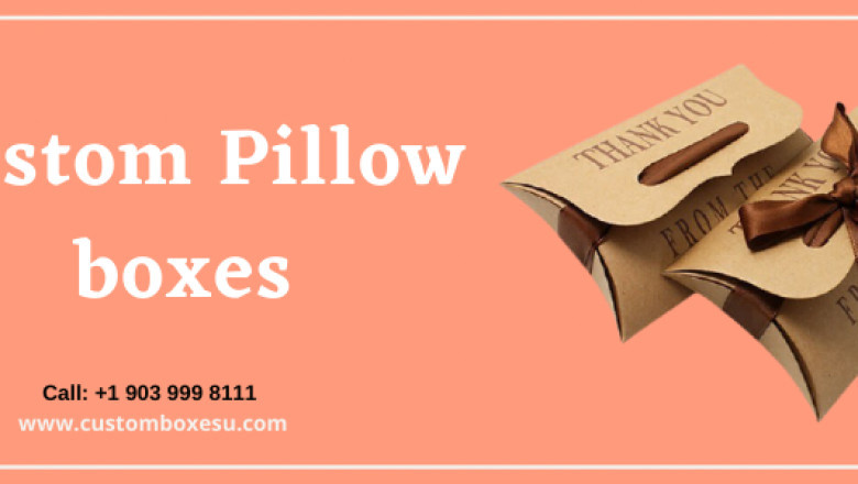 Custom pillow box free shipping in Texas, USA