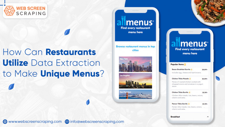 How Can Restaurants Utilize Data Extraction To Make Unique Menus?