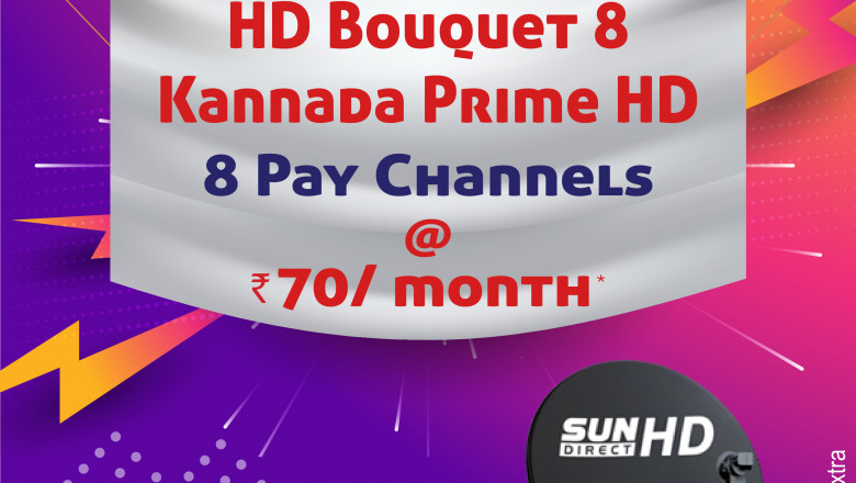 Buy New Sun Direct DTH connection | DTH Offers and Packs | Sun Direct DTH