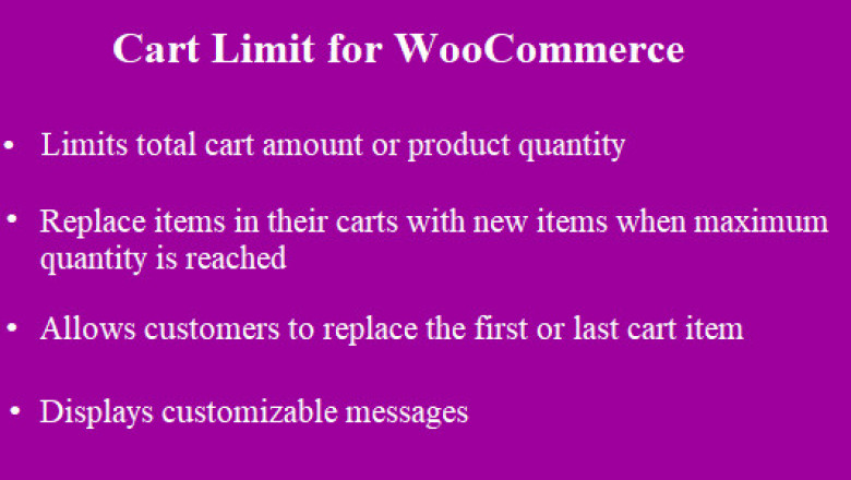 Cart Limit for WooCommerce