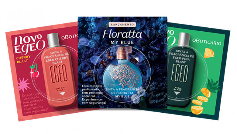O Boticário is the first company to use samples with antiviral technology