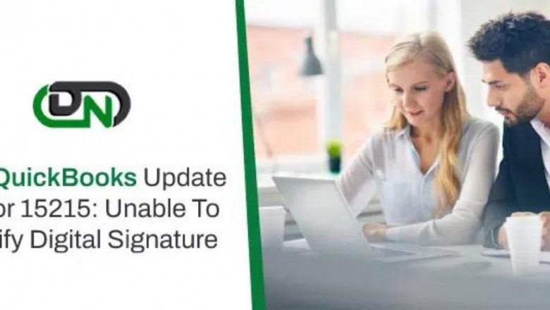 How do I fix error code 15215 in QuickBooks?