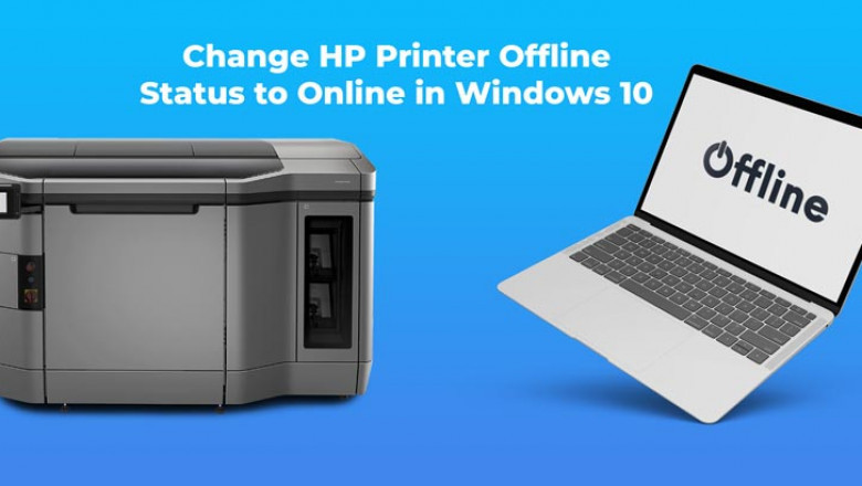 Change HP Printer Offline Status to Online Windows 10