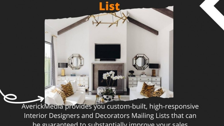 Interior Designers & Decorators Email List
