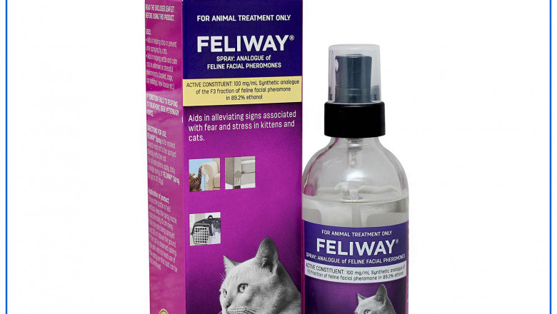 Feliway Stress and Fear 60 mL Spray for Kittens and Cats