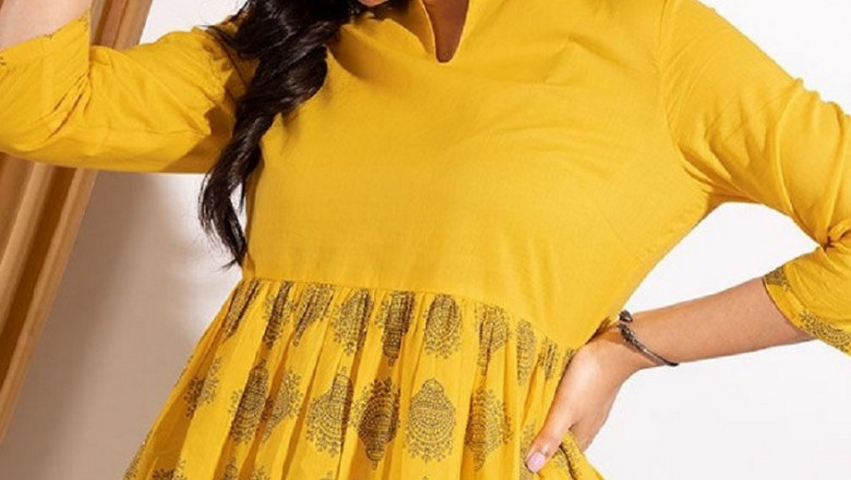 Latest collection of Trending Short Kurti Available at online stores in India.