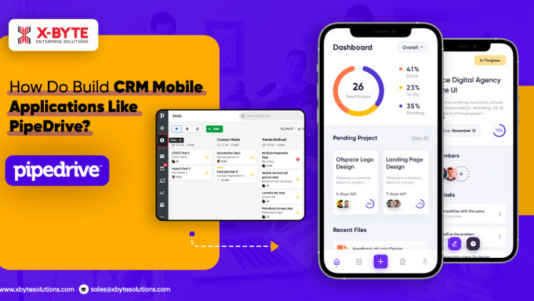 How Do Build CRM Mobile Applications Like PipeDrive?