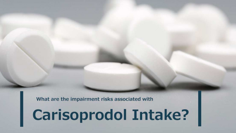What are the Carisoprodol Risks of impairment caused by drug misuse?