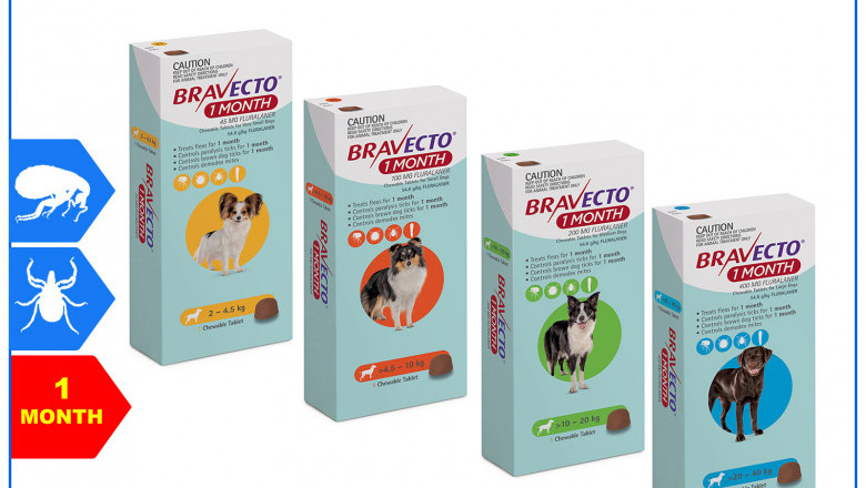 BRAVECTO for Dogs MONTHLY 1 chews Flea and Tick Treatment