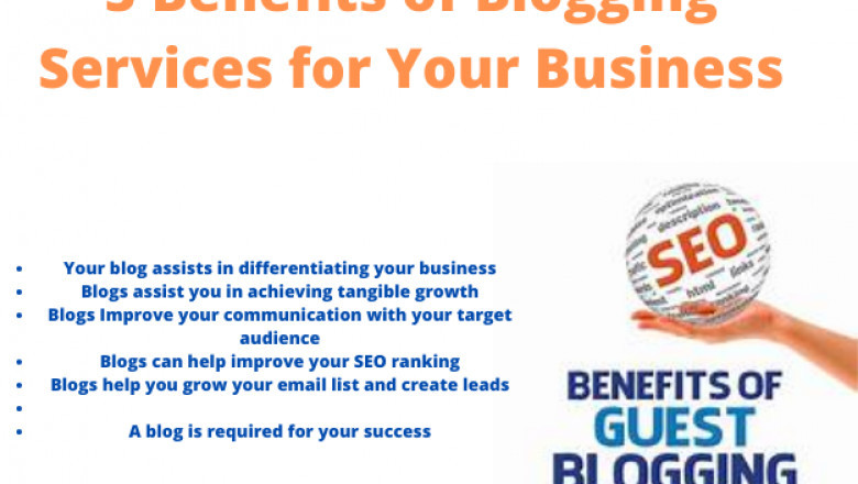 5 Benefits of Blogging Services for Your Business