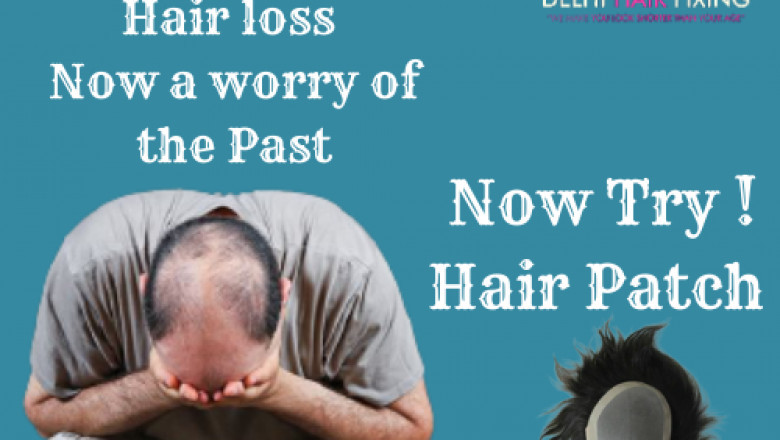100% Natural Human Hair Patches for men | Hair Replacement |