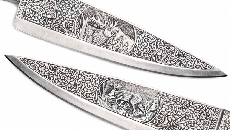 Hand Engraved Knife | Customized Knife | Engraved Your Memories