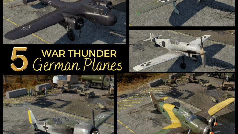 War Thunder German Planes