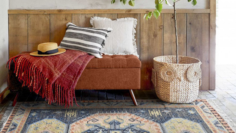 Home Decor with Rugs and Poufs for Smaller Areas