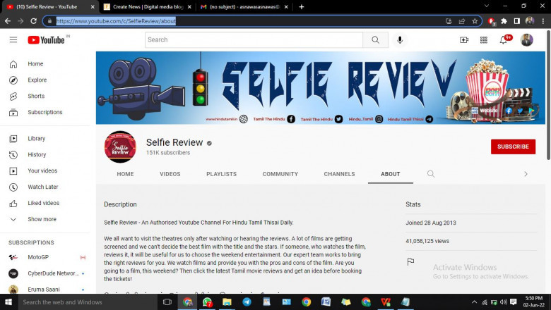 youtube channel