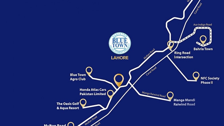 Residential Plots for Sale in Blue Town Sapphire Lahore | Sapphire Properties