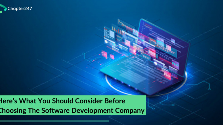 Things to consider before choosing the best software development company