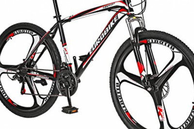 Buy Euro Mountain Bikes X1 21 Speed 3 Spoke Wheels Bicycle Black Red