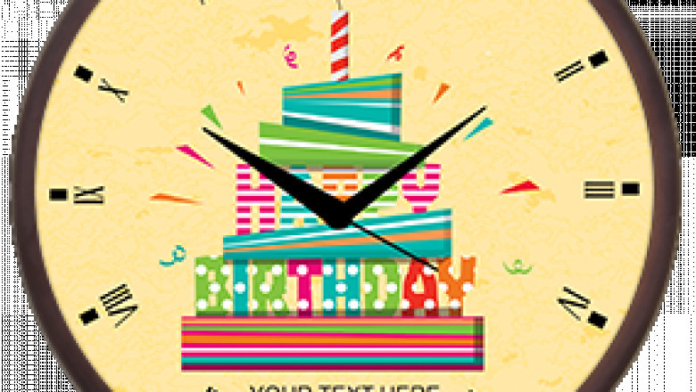 Customised wall Clock online printing