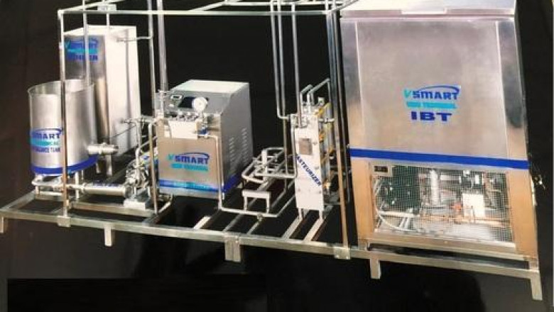 How to handle large quantities of milk with the help of the latest machines?