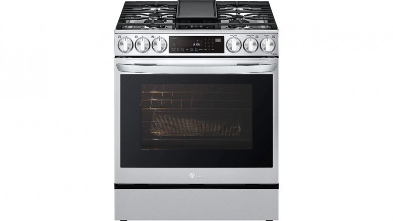 LG slide in electric range